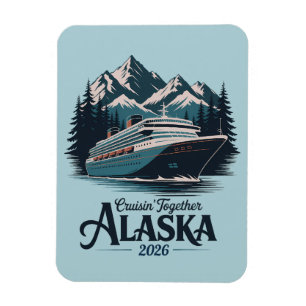 Alaska Cruise Ship Stateroom Magnet