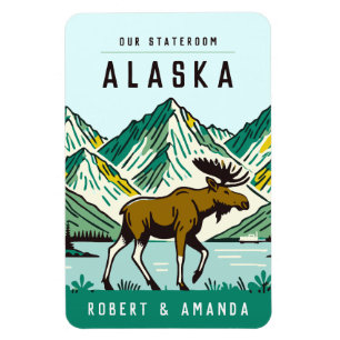 Alaska Cruise Ship Stateroom Magnet