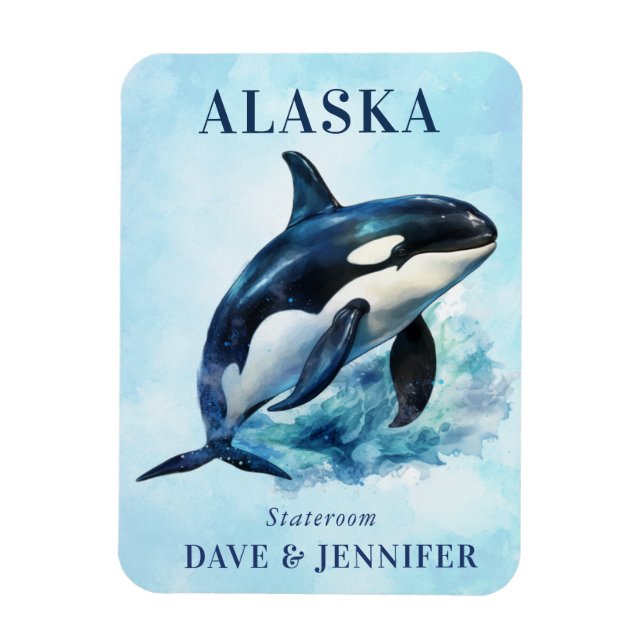 Alaska Cruise Ship Stateroom Magnet (Vertical)