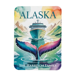 Alaska Cruise Ship Stateroom Magnet