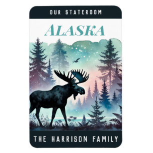 Alaska Cruise Ship Stateroom Magnet