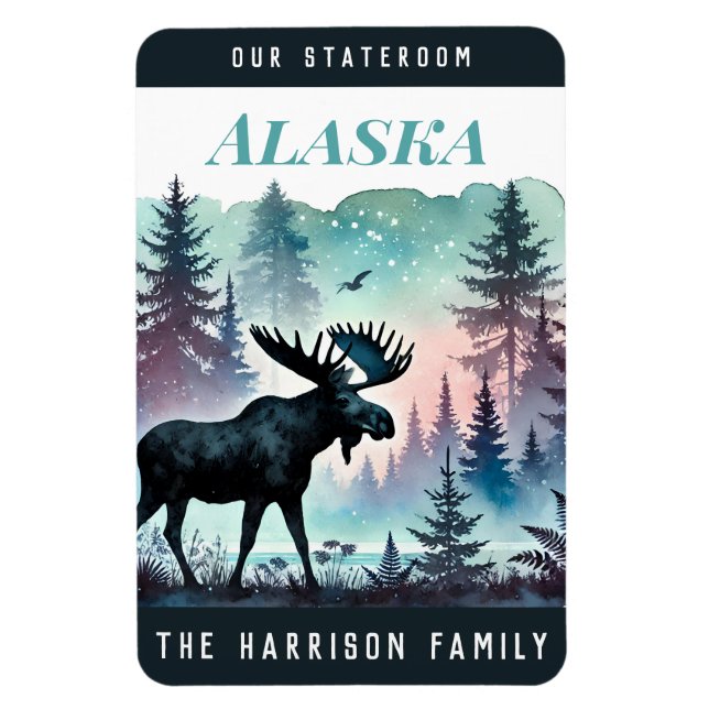 Alaska Cruise Ship Stateroom Magnet (Vertical)