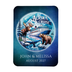 Alaska Cruise Ship Stateroom Magnet
