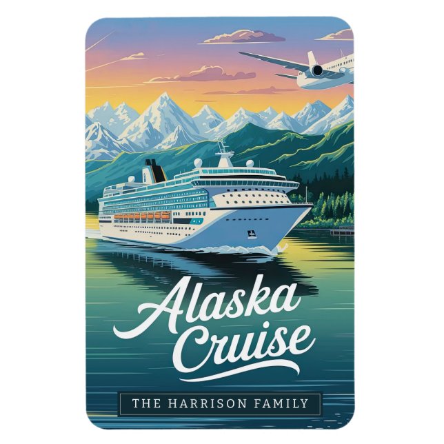 Alaska Cruise Ship Stateroom Magnet (Vertical)
