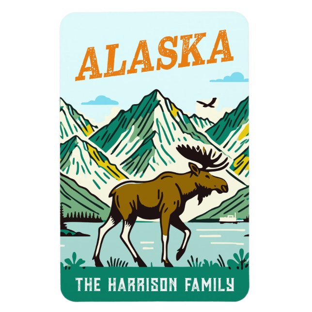Alaska Cruise Ship Stateroom Magnet (Vertical)