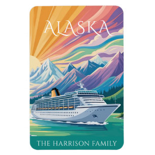 Alaska Cruise Ship Stateroom Magnet