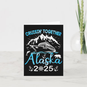 Alaska Cruise Ship Vacation Trip 2025 Family Cruis Card