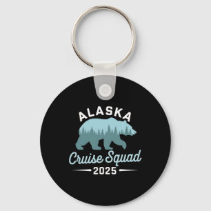 Alaska Cruise Squad 2025 Family Vacation Matching Key Ring