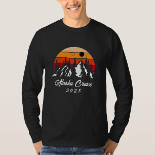 Alaska Cruise Sunset Mountain Customisable T-Shirt
