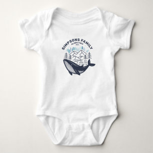 Alaska Cruise Trip Custom Family Matching Group  Baby Bodysuit