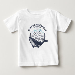 Alaska Cruise Trip Custom Family Matching Group  Baby T-Shirt