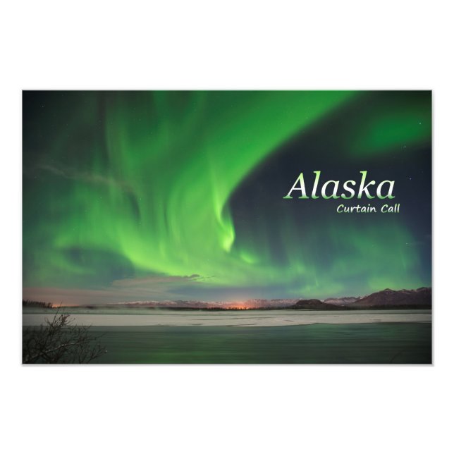 Alaska Curtain Call Photo Print (Front)