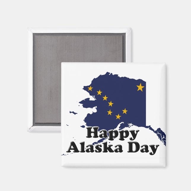 Alaska Day Magnet (Front/Back)