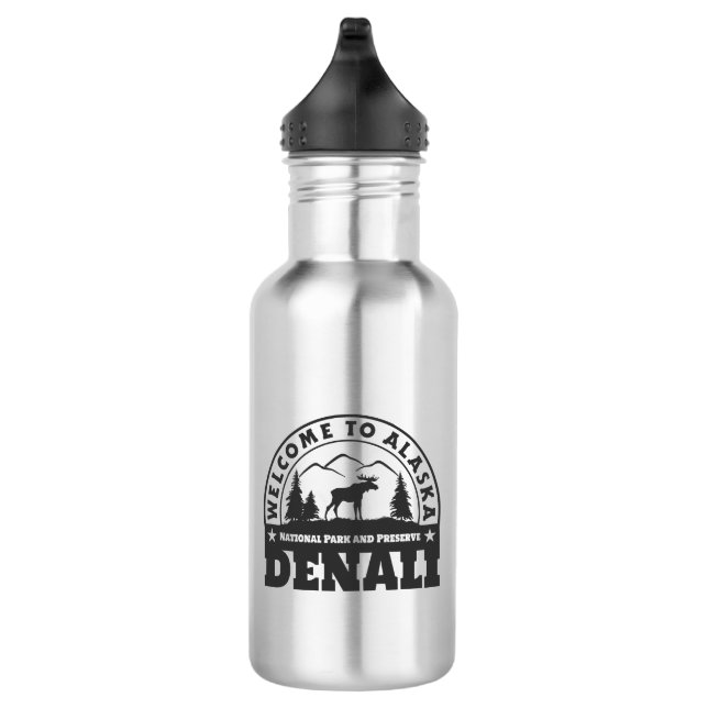 Alaska. Denali National Park and Preserve 532 Ml Water Bottle (Right)