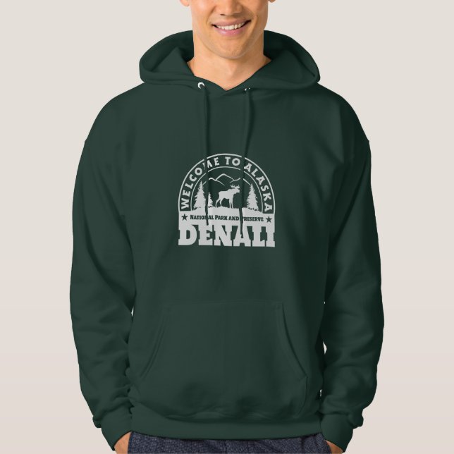 Alaska. Denali National Park and Preserve Hoodie (Front)