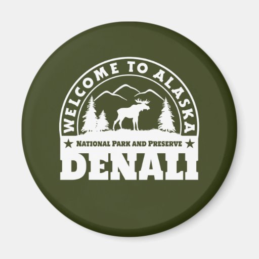 Image of Alaska. Denali National Park and Preserve Magnet
