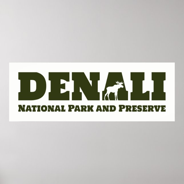 Alaska. Denali National Park and Preserve Poster (Front)