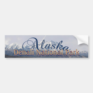 Alaska Denali National Park Mount McKinley Bumper Sticker
