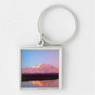 Alaska, Denali National Park, Mt. McKinley at Key Ring
