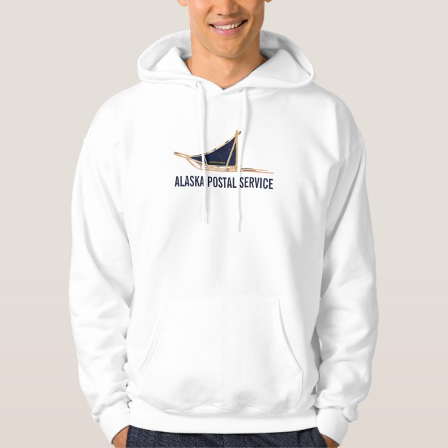 Alaska Dog Sled Postal Carrier Hoodie (Front)