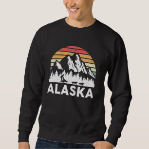 Alaska - Dog Sledding Mush Husky sled dogs Mushing Sweatshirt