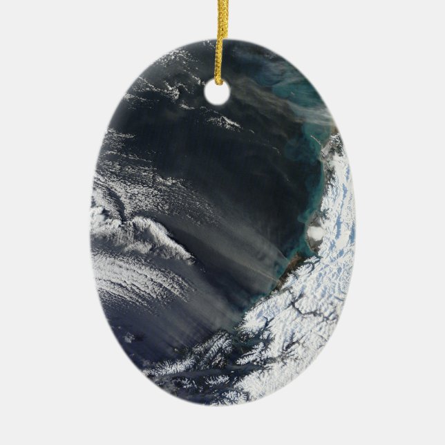 Alaska Dust Storm Christmas Ornament (Front)