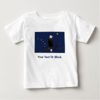 Alaska Eagle And Flag