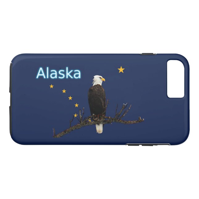 Alaska Eagle And Flag Case-Mate iPhone Case (Back (Horizontal))