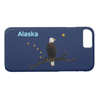 Alaska Eagle And Flag