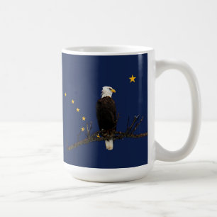 Alaska Eagle And Flag Coffee Mug