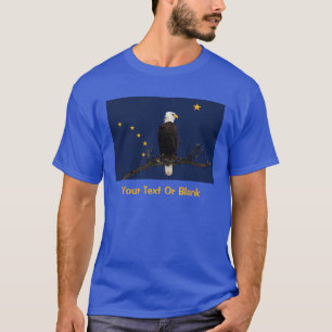 Alaska Eagle And Flag T-Shirt