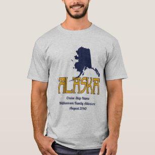 Alaska Family Cruise Vacation Blue T-Shirt