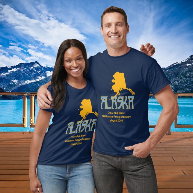 Alaska Family Cruise Vacation T-Shirt (Alaska Cruise Family Reunion Shirts For Vacation Travel)