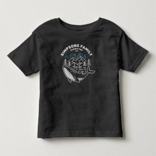 Alaska Family Group Cruise Trip Whale Watching Toddler T-Shirt