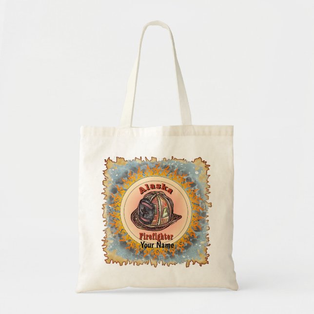 Alaska Firefighter  Tote Bag (Front)