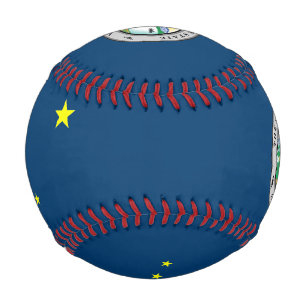 Alaska flag baseball
