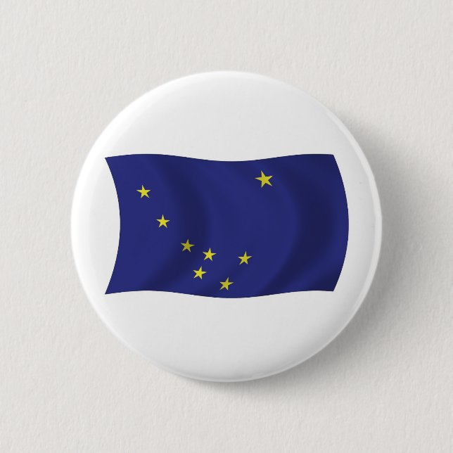 Alaska Flag Button (Front)