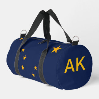 Alaska Flag Duffle Bag