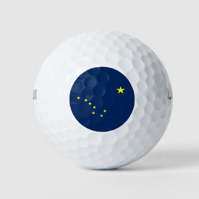 Alaska flag golf balls (Front)