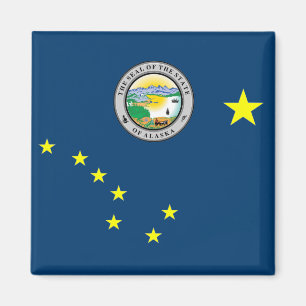 Alaska flag magnet