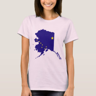 Alaska Flag Map T-Shirt