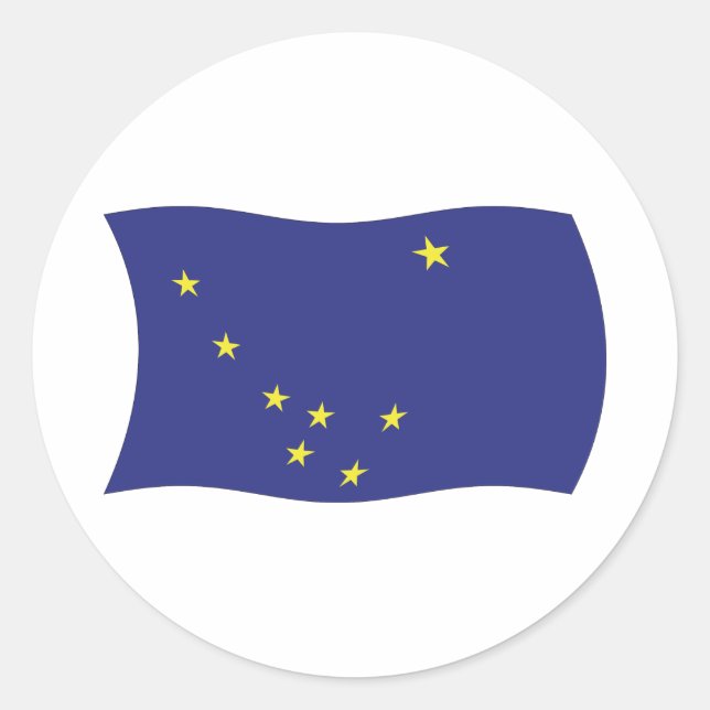 Alaska Flag Sticker (Front)