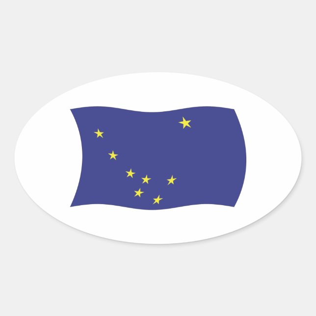 Alaska Flag Sticker (Front)