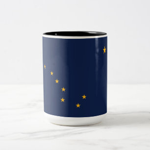 Alaska Flag Two-Tone Coffee Mug