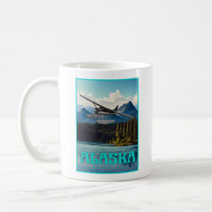 Alaska float plane coffee mug