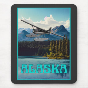 Alaska float plane mouse mat