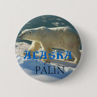 Alaska for Palin 6 Cm Round Badge