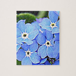 Alaska Forget Me Not Jigsaw Puzzle