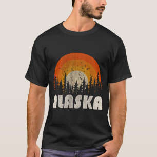 Alaska - funny nature vintage hiking 60s 70s 80s T-Shirt