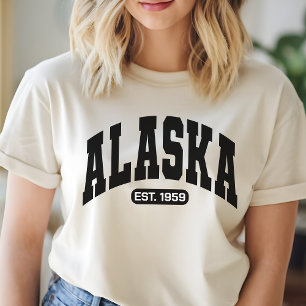 Alaska Girl Shirt, USA State Shirt, Patriotic Gift T-Shirt